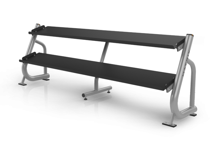 Picture of Magnum Series 2-tier Flat-tray Dumbbell Rack MG-A696