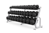 Magnum Series 3-tier Flat-tray Dumbbell Rack MG-A688 